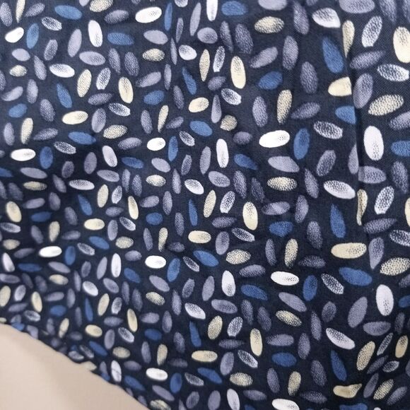 Lucky Brand Shirt Mens 15.5 34 Long Sleeve Button Up Navy Geometric Cowboy Rodeo - Picture 13 of 16